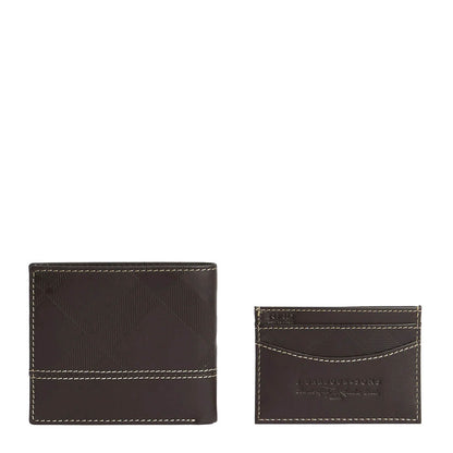 Barbour Tyneside Leather Wallet Brown