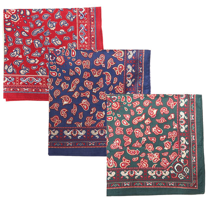 Barbour Paisley Handkerchief Gift Box Set Red/Green/Navy - The Sporting Lodge