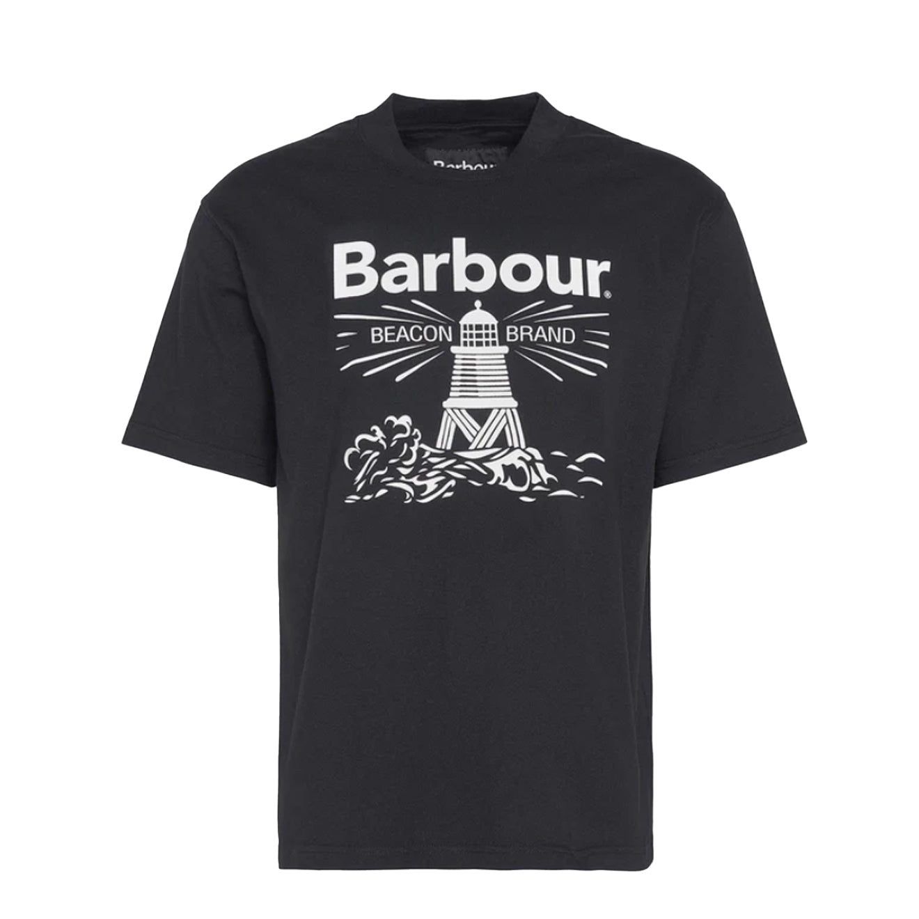 Barbour Pell Oversized Graphic T-Shirt Black