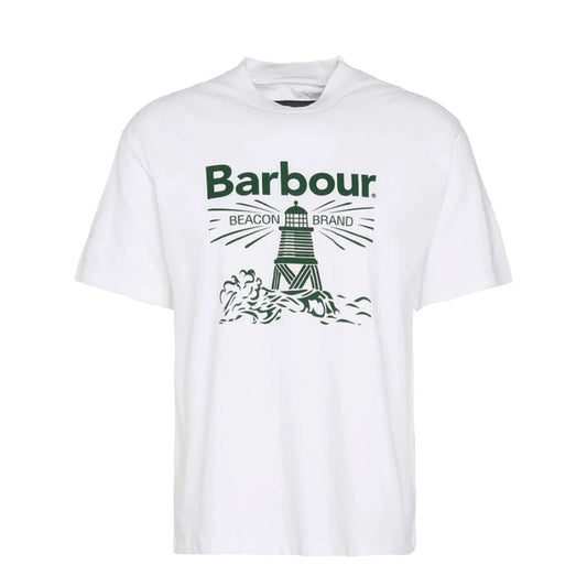 Barbour Pell Oversized Graphic T-Shirt White
