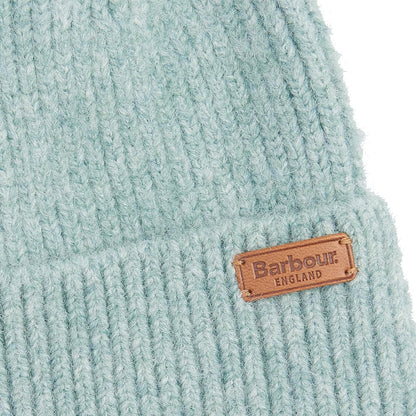 Barbour Pendle Beanie Hat Soft Mint - The Sporting Lodge