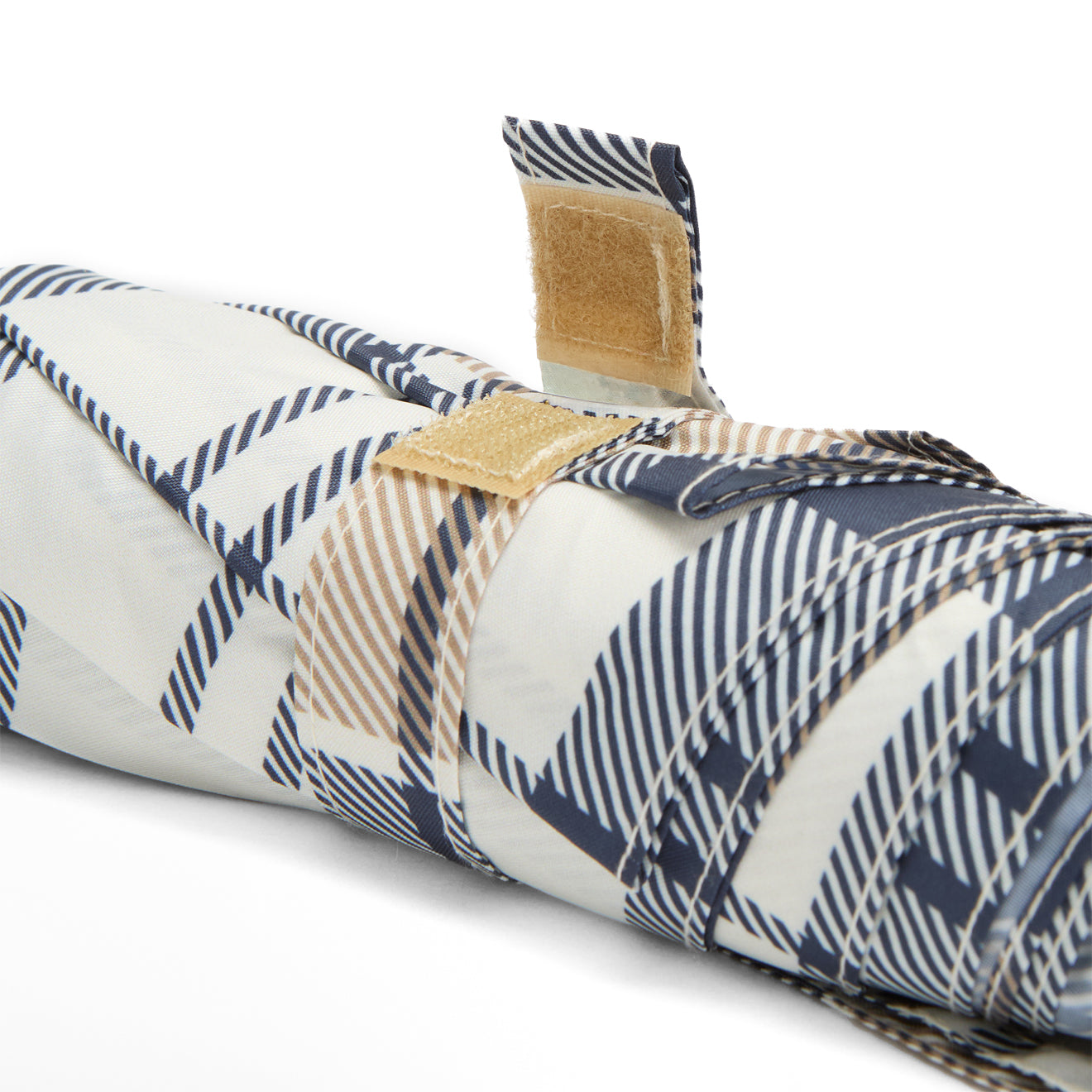 Barbour Portree Umbrella Hessian Navy Tartan