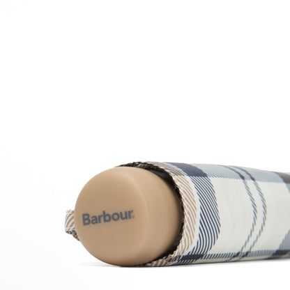 Barbour Portree Umbrella Hessian Navy Tartan