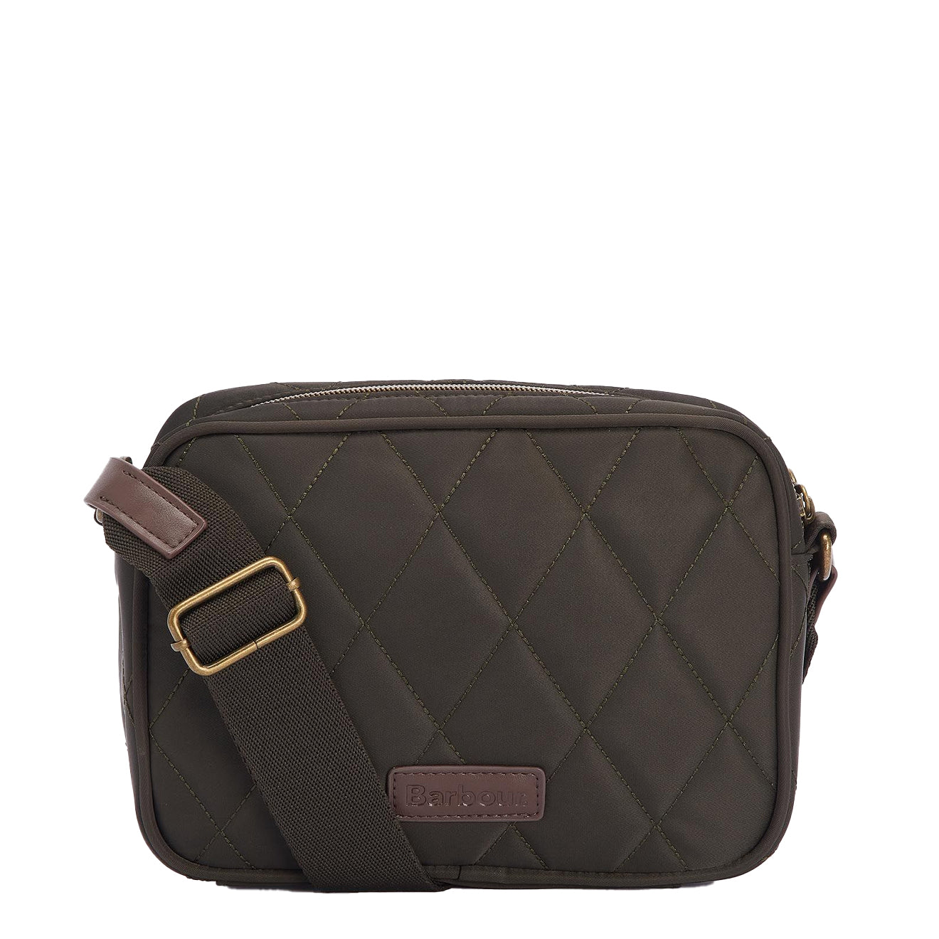 Barbour Quilted Crossbody Bag Olive - The Sporting Lodge