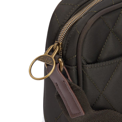 Barbour Quilted Crossbody Bag Olive - The Sporting Lodge