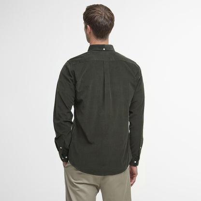 Barbour Ramsey Tailored Cord Shirt Forest