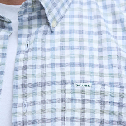 Barbour Ravenfield Checked Regular Fit Shirt Navy - The Sporting Lodge