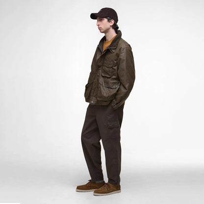 Barbour Re-Engineered Utility Bedale Waxed Jacket Beech