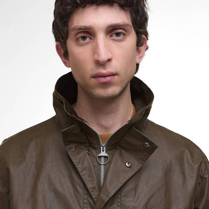 Barbour Re-Engineered Utility Bedale Waxed Jacket Beech