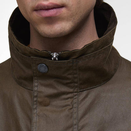 Barbour Re-Engineered Utility Bedale Waxed Jacket Beech