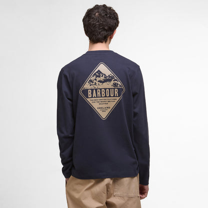 Barbour Redford L/S Relaxed T-Shirt Dark Navy