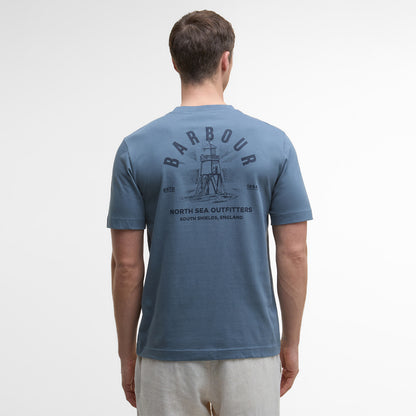 Barbour Relaxed Souter T-Shirt Bluestone