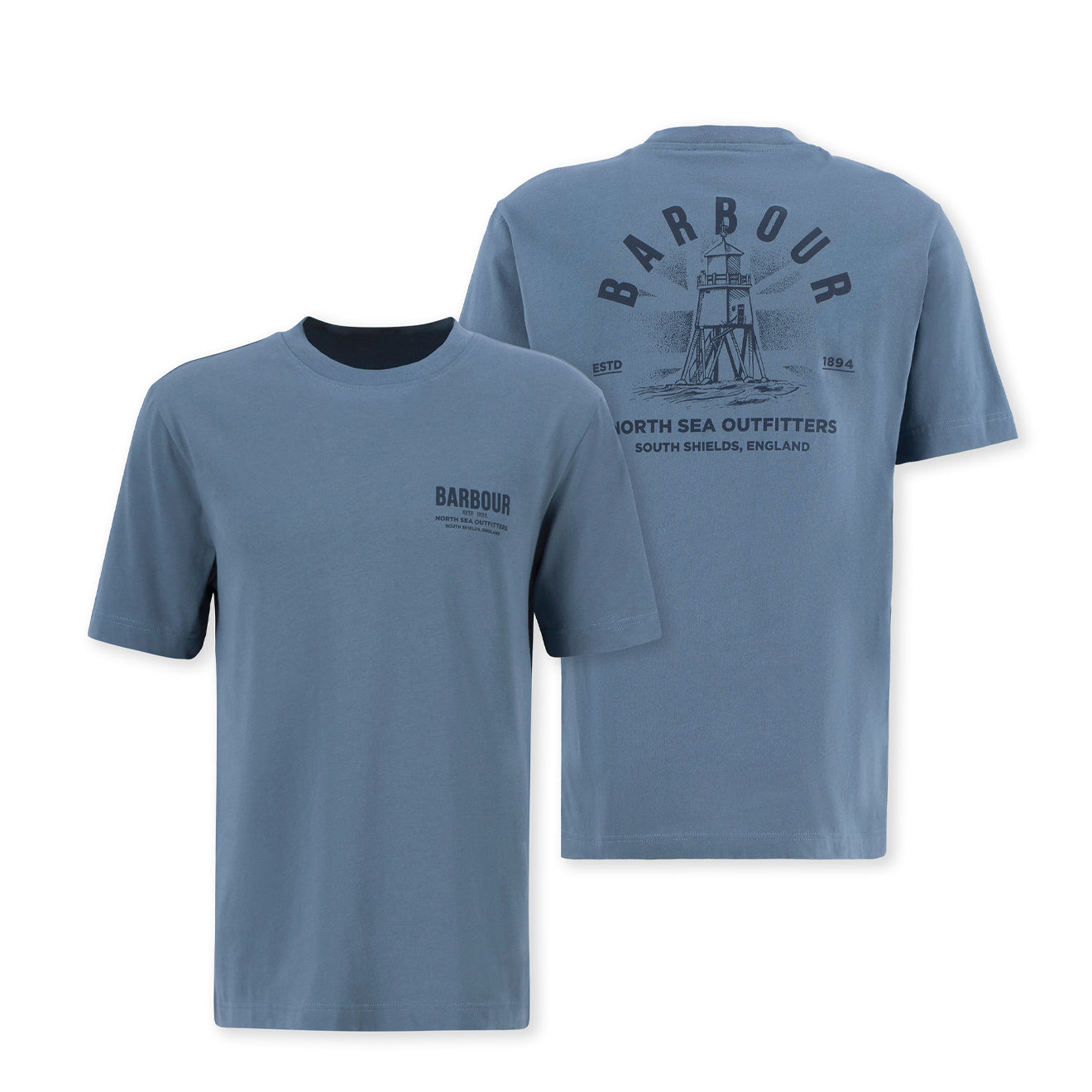 Barbour Relaxed Souter T-Shirt Bluestone