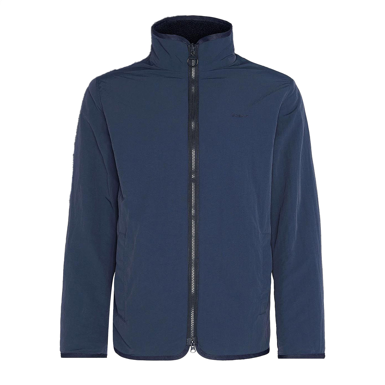Barbour Reversible Fleece Jacket Navy - The Sporting Lodge
