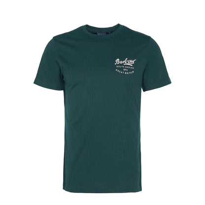 Barbour Script Graphic T-Shirt Seaweed