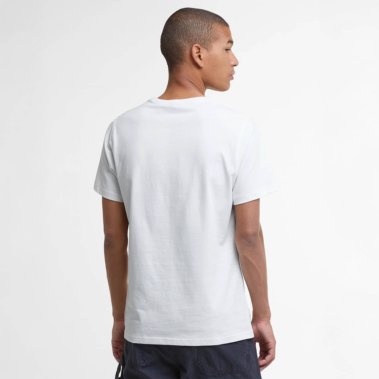 Barbour Script Graphic T-Shirt Whisper White