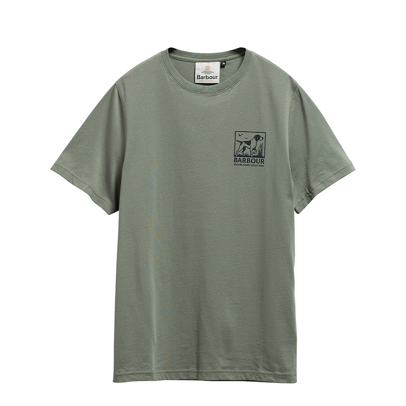 Barbour Setter Graphic Tailored T-Shirt Agave Green