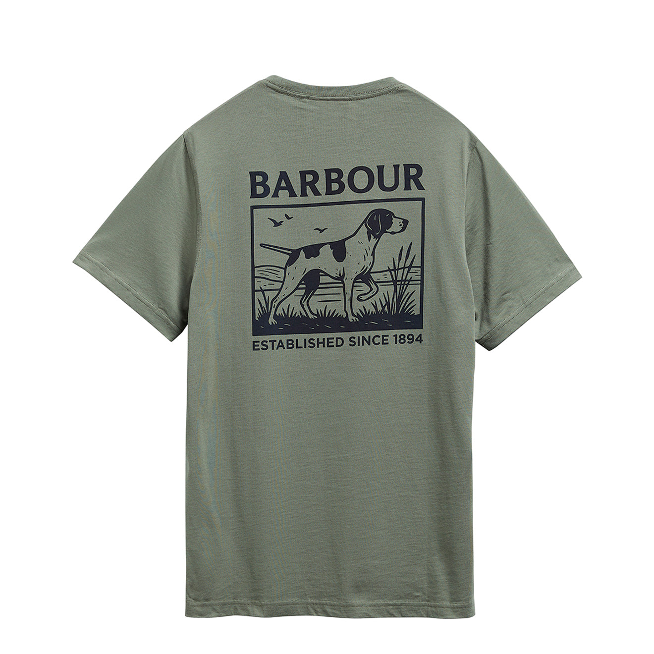 Barbour Setter Graphic Tailored T-Shirt Agave Green