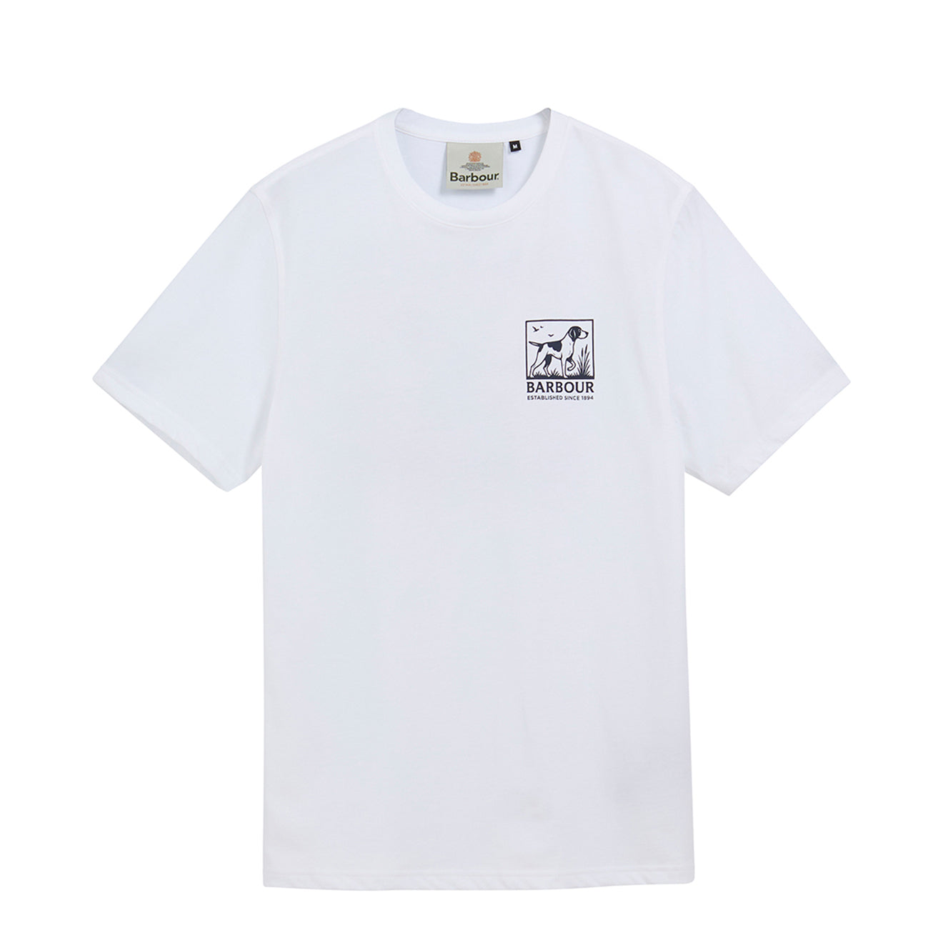 Barbour Setter Graphic Tailored T-Shirt White
