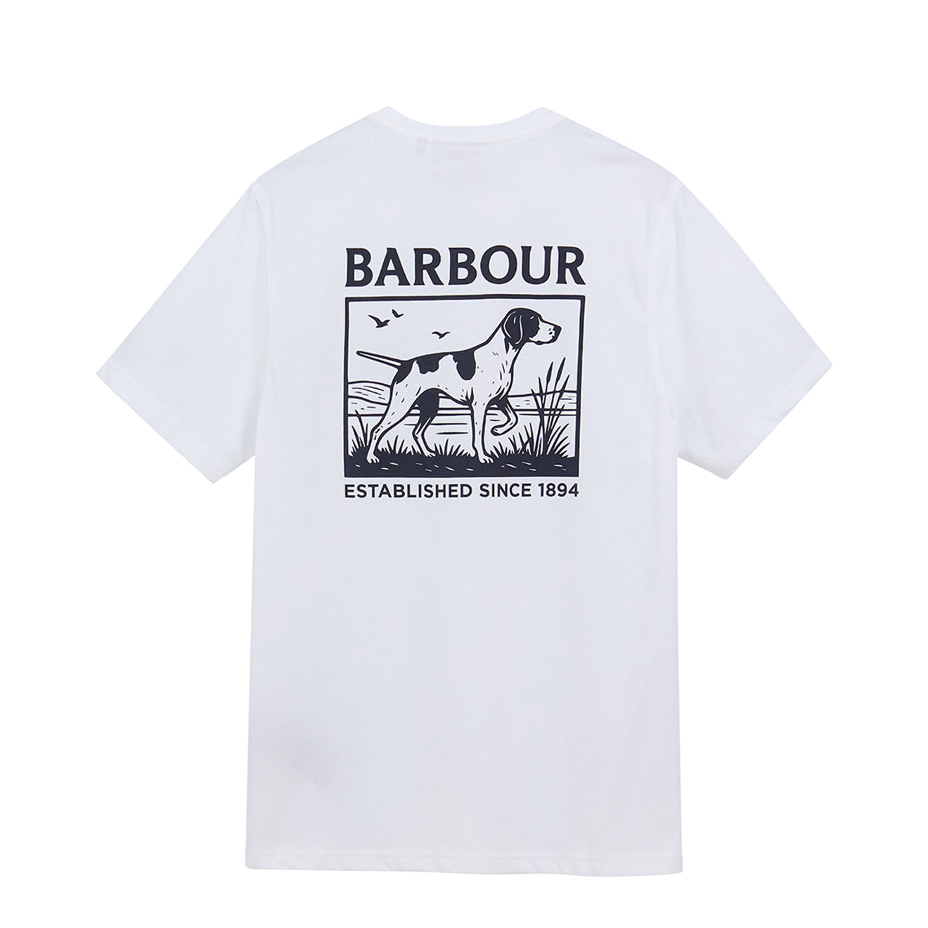 Barbour Setter Graphic Tailored T-Shirt White