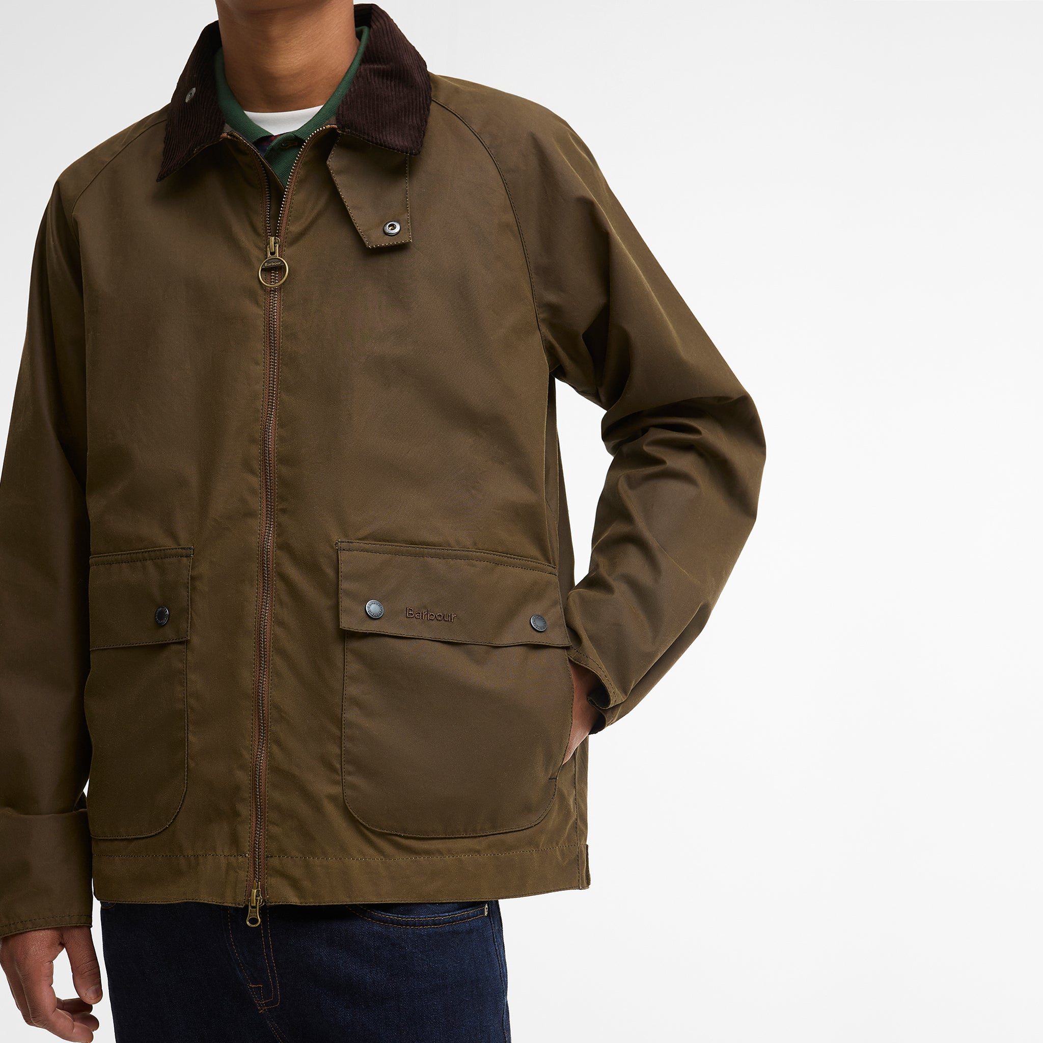 Barbour Short Bedale Wax Jacket Brown – The Sporting Lodge