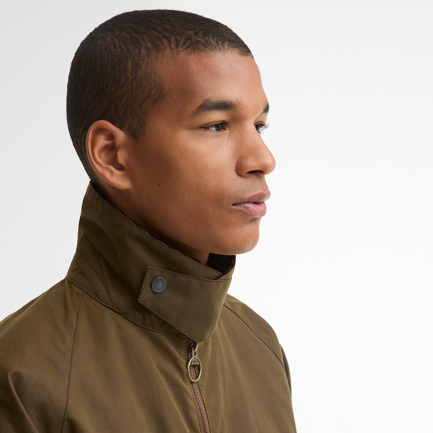 Barbour Short Bedale Wax Jacket Brown