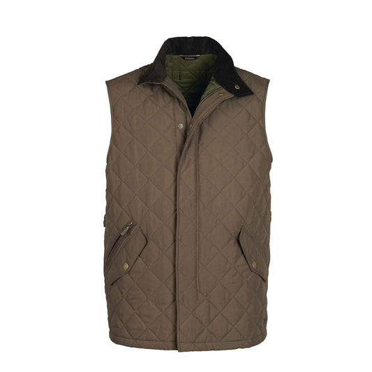 Barbour Shoveler Gilet Dark Olive