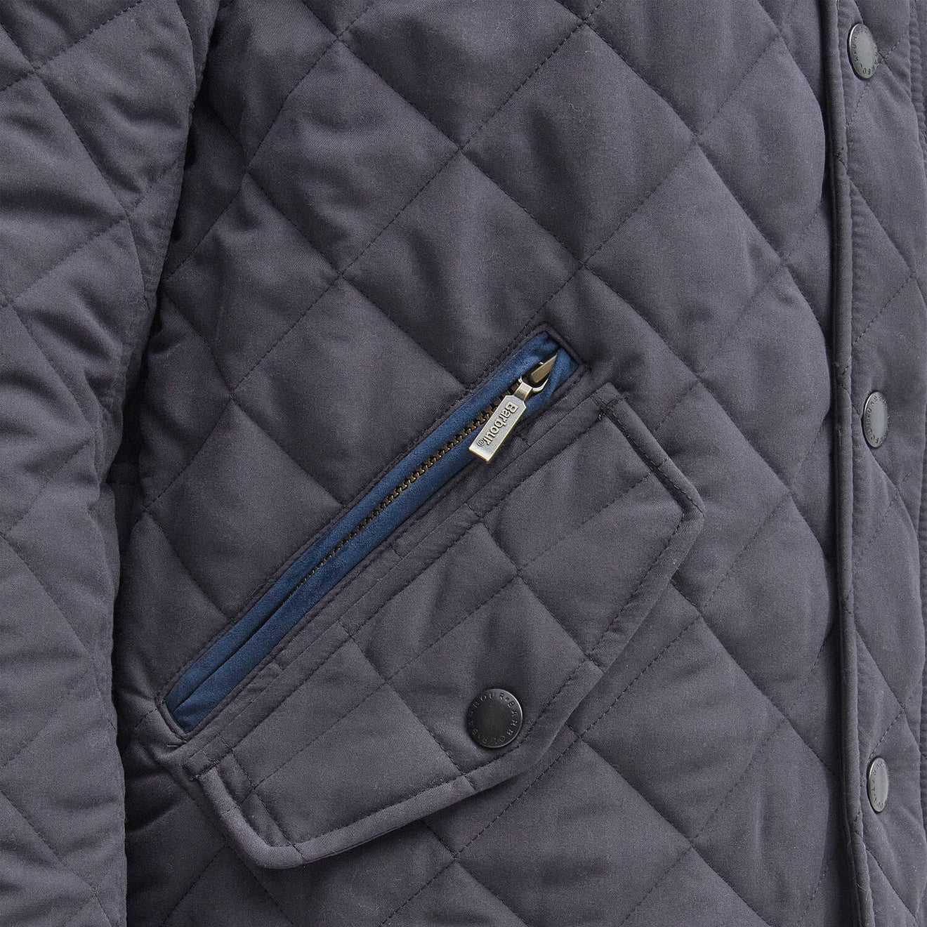 Barbour Shoveler Quilt Jacket Navy - The Sporting Lodge