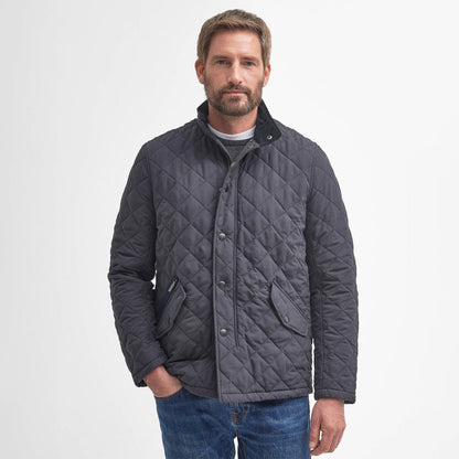 Barbour Shoveler Quilt Jacket Navy - The Sporting Lodge