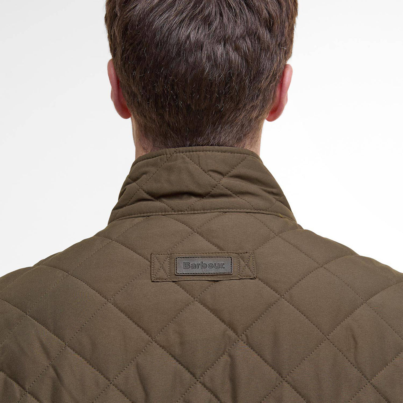 Barbour Shoveler Quilted Jacket Dark Olive - The Sporting Lodge