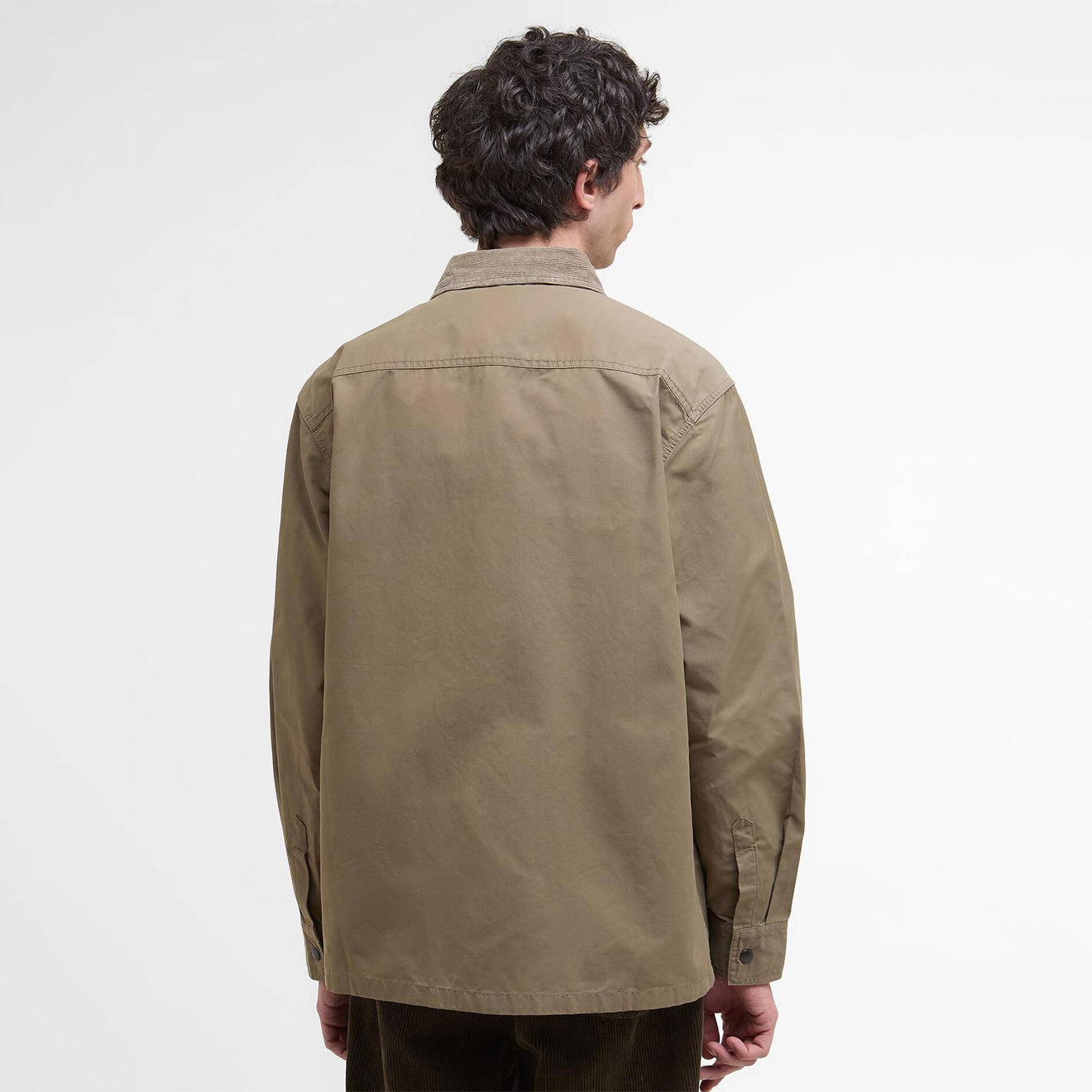 Barbour Silverbay Oversized Twill Overshirt British Khaki - The Sporting Lodge