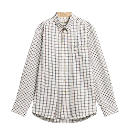 Barbour Sporting Tattersall Regular Fit Shirt Dark Bordeaux