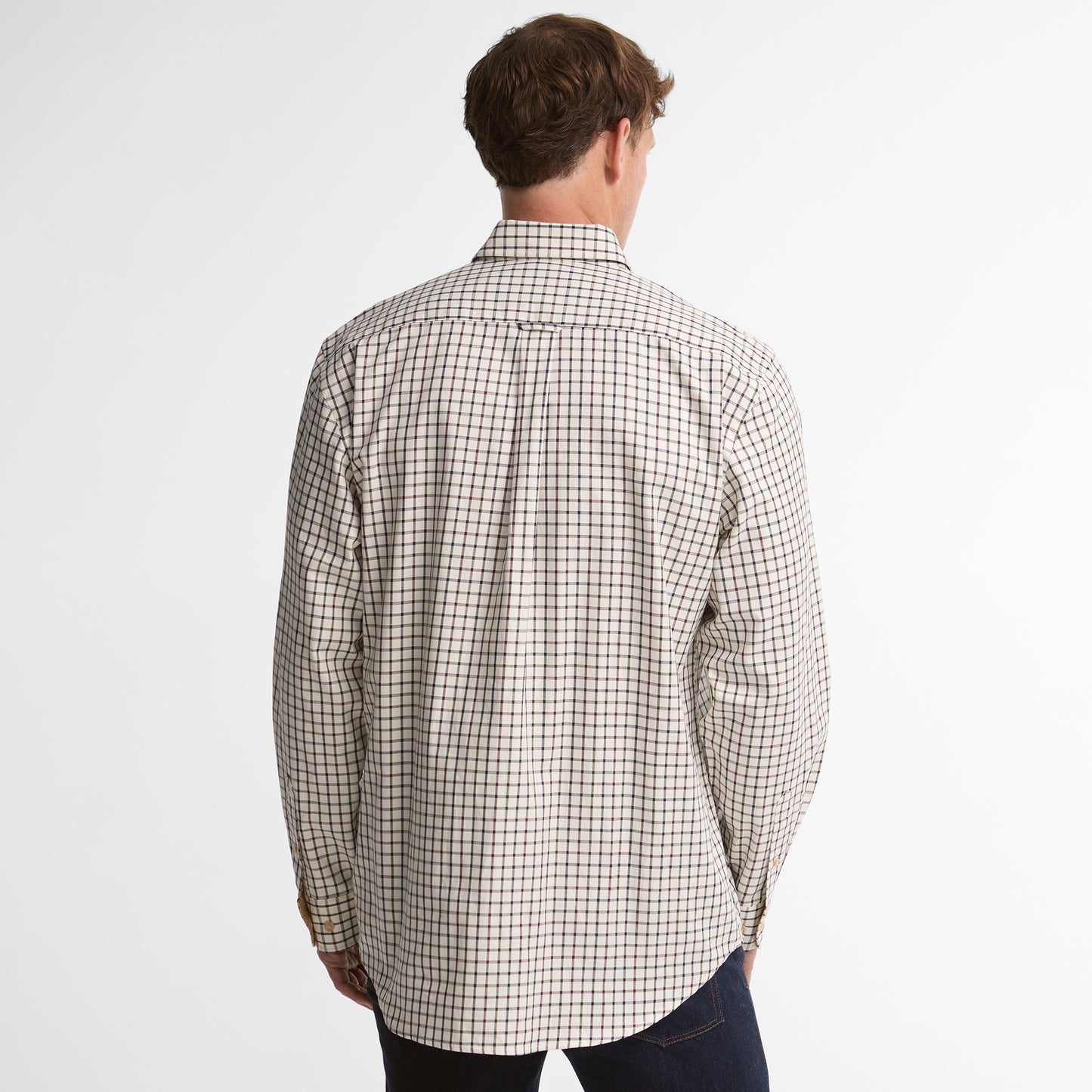 Barbour Sporting Tattersall Regular Fit Shirt Dark Bordeaux