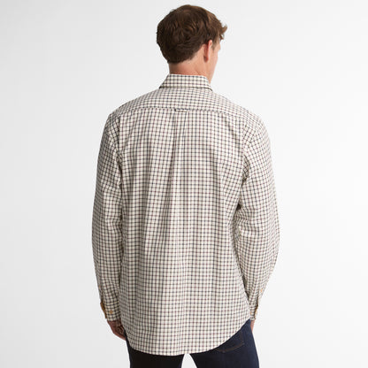 Barbour Sporting Tattersall Regular Fit Shirt Dark Bordeaux