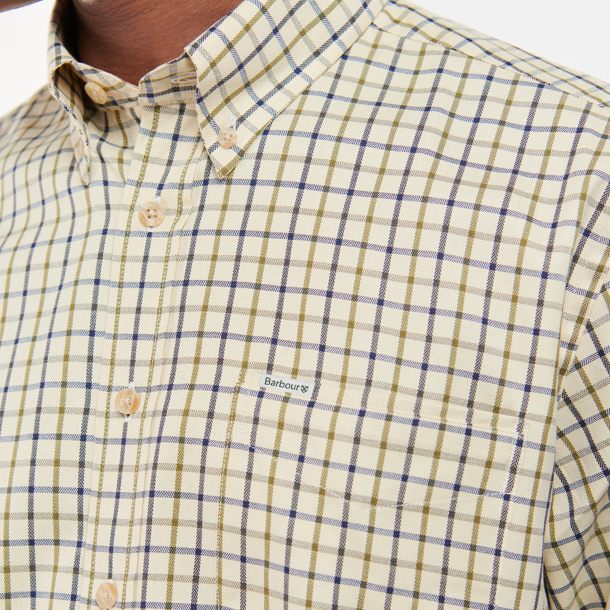 Barbour Sporting Tattersall Regular Fit Shirt Navy / Olive