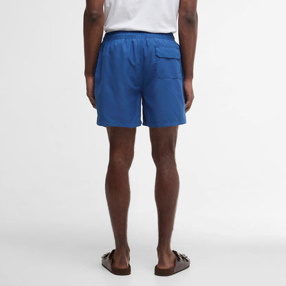 Barbour Staple Logo 5" Swim Short Sailboat Blue