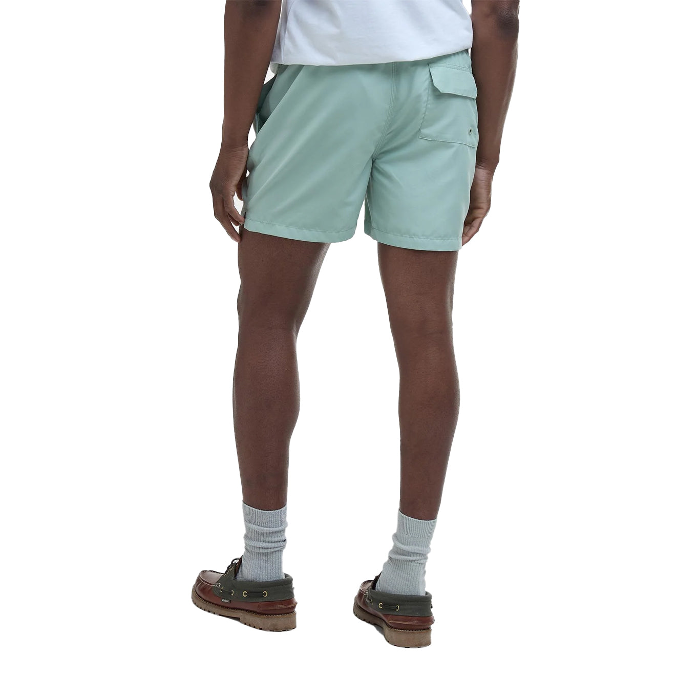 Barbour Staple Logo 5' Swim Short Pale Apple - The Sporting Lodge