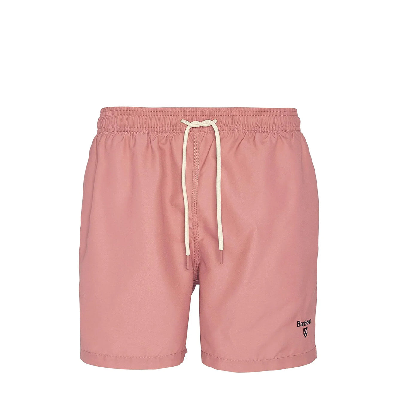 Barbour Staple Logo 5' Swim Short Pink Clay - The Sporting Lodge