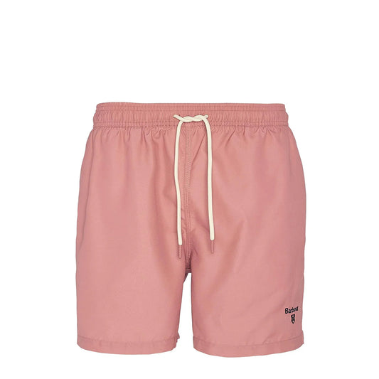 Barbour Staple Logo 5' Swim Short Pink Clay