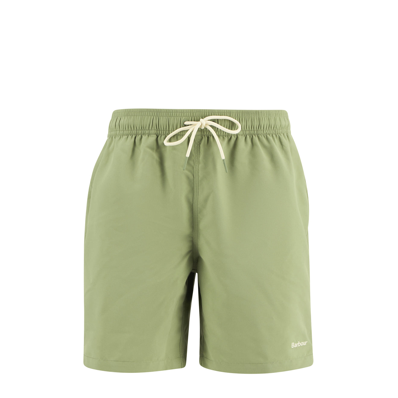 Barbour Staple Logo 7" Swim Short Laurel Green