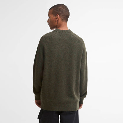 Barbour Stockham Texture Crew Neck Sweater Beech