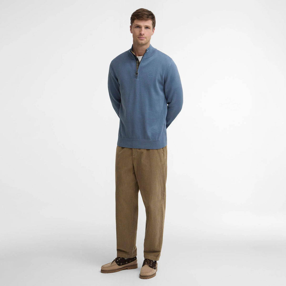 Barbour Stretch Cord Relaxed Fit Trouser Mushroom