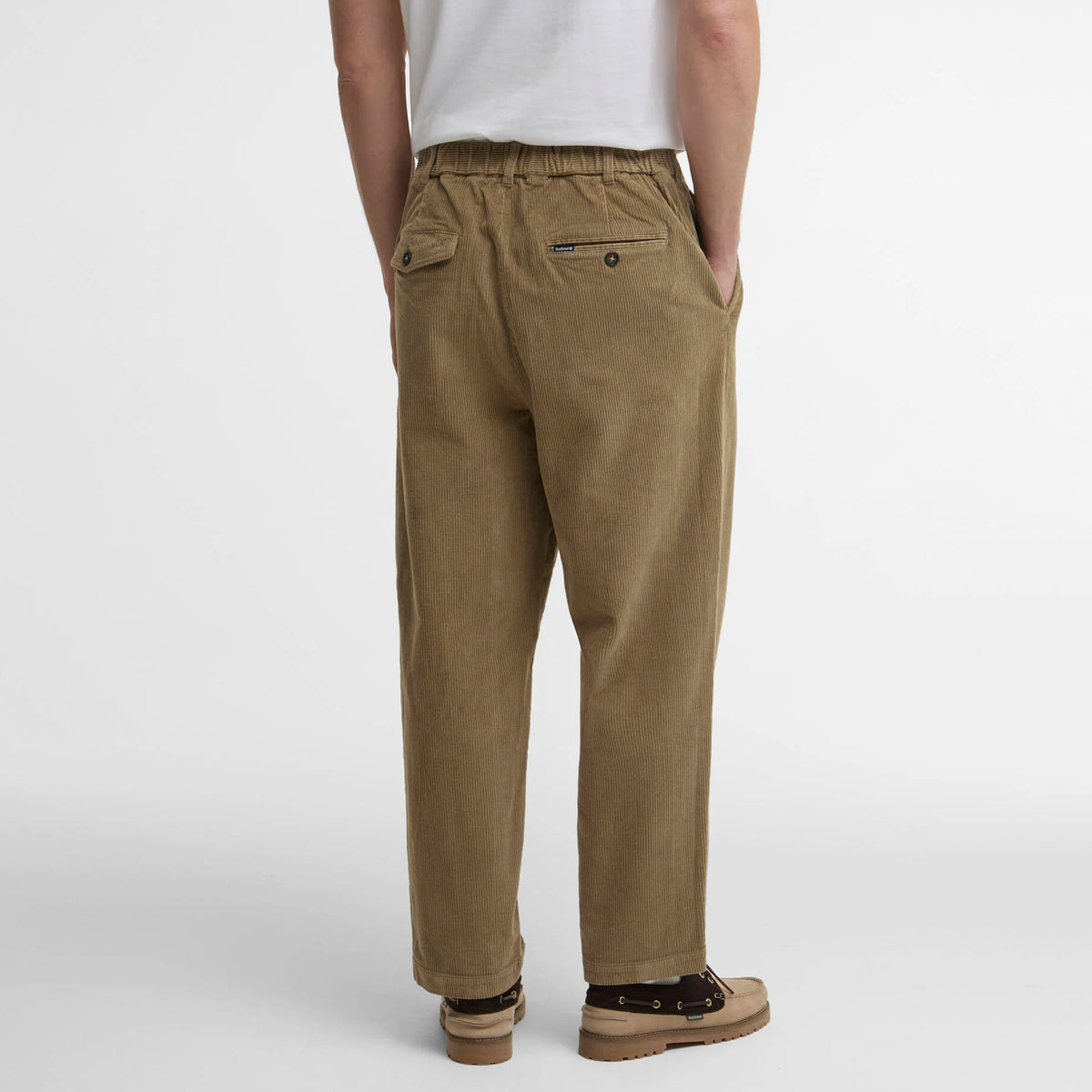 Barbour Stretch Cord Relaxed Fit Trouser Mushroom