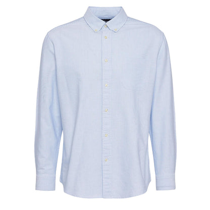 Barbour Striped Dunand Fit Oxford Shirt Sky Blue - The Sporting Lodge