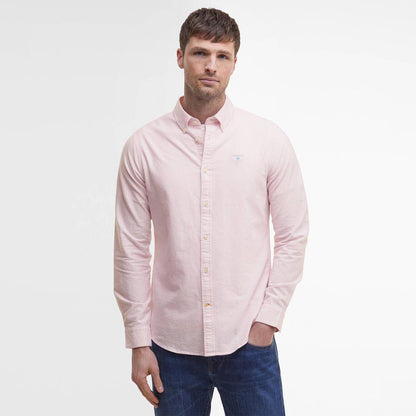 Barbour Striped Oxtown Tailored L/S Shirt Pink - The Sporting Lodge