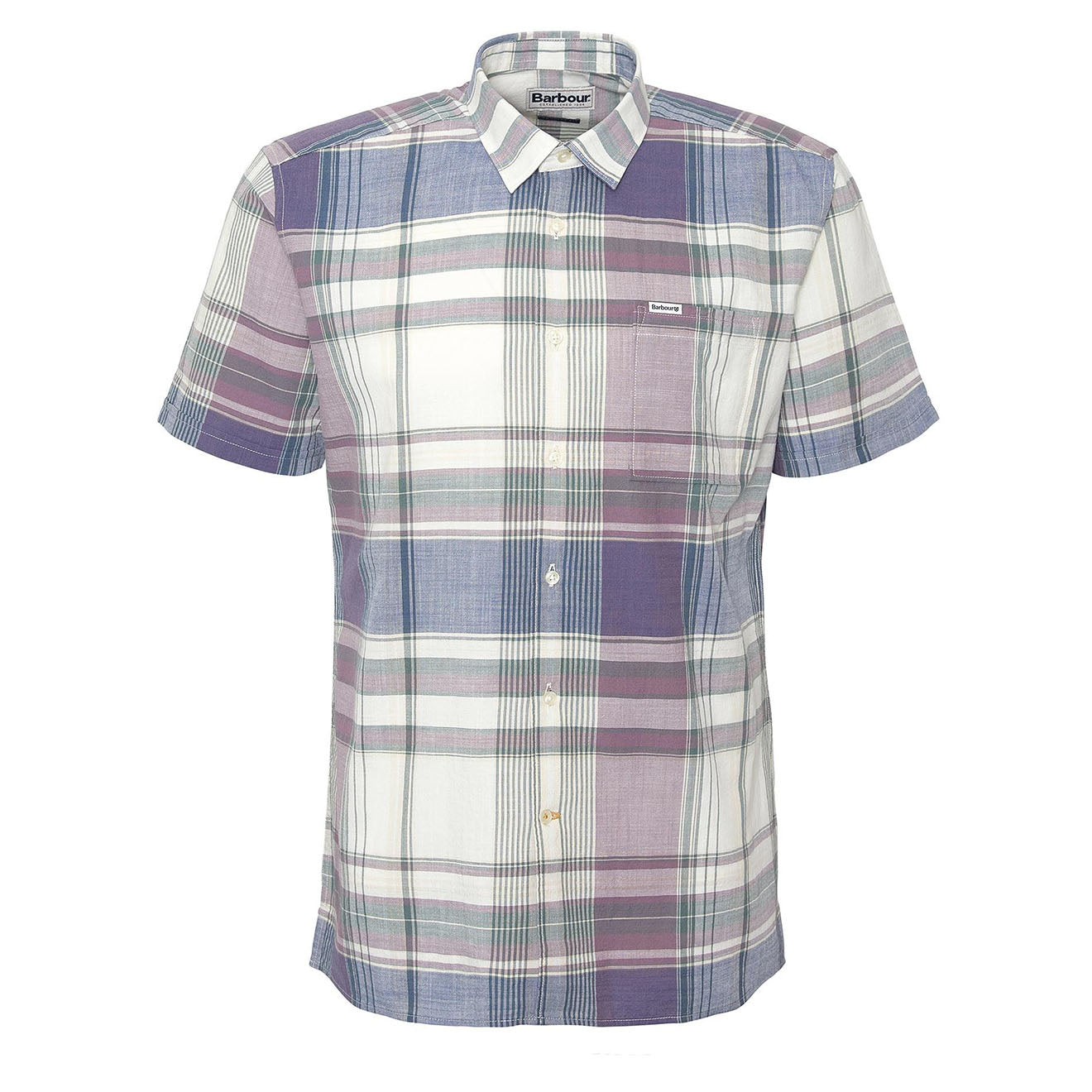 Barbour Swinton Regular Shirt Ecru - The Sporting Lodge