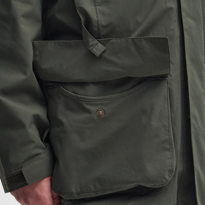 Barbour Swinton Waterproof Jacket Olive - The Sporting Lodge
