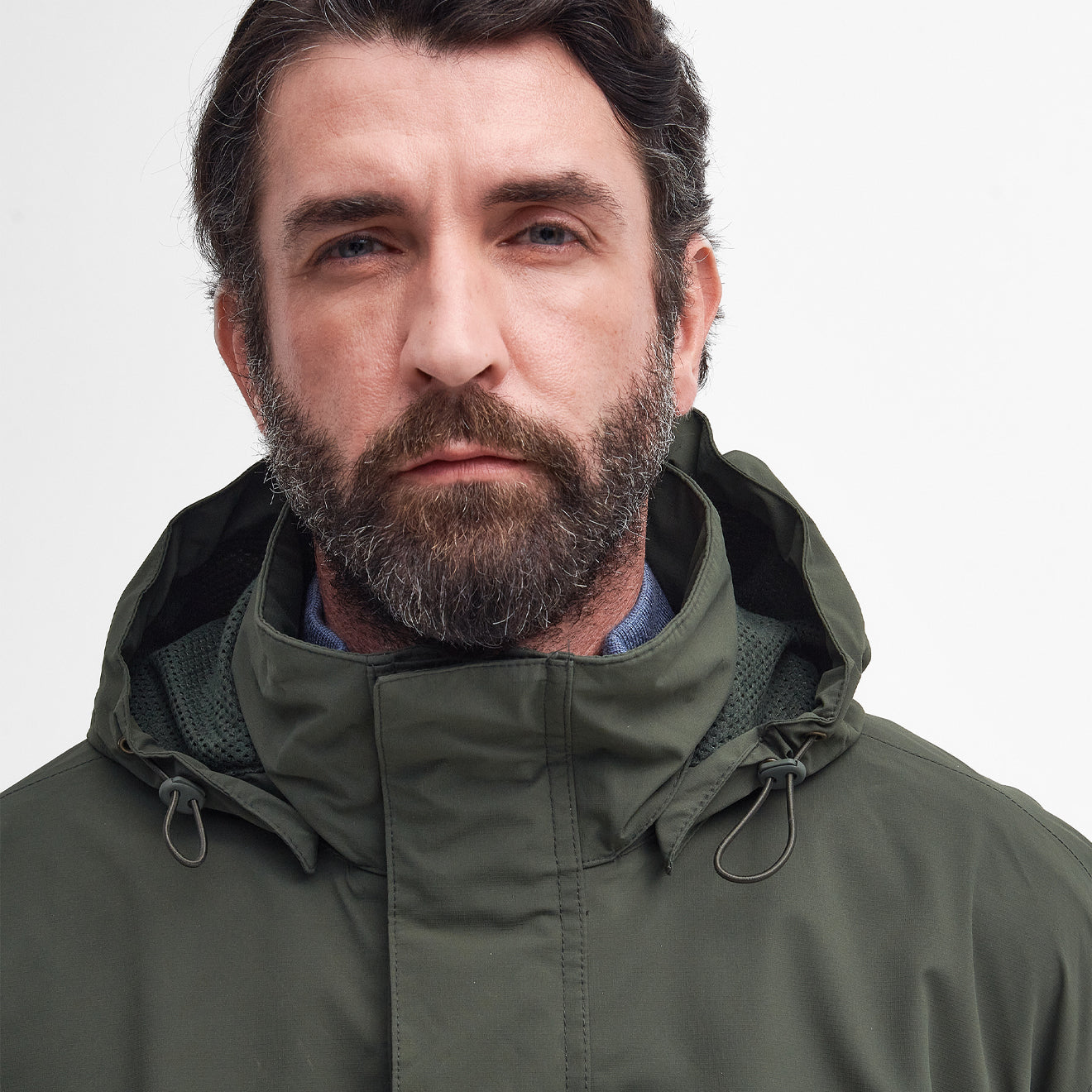 Barbour Swinton Waterproof Jacket Olive | The Sporting Lodge