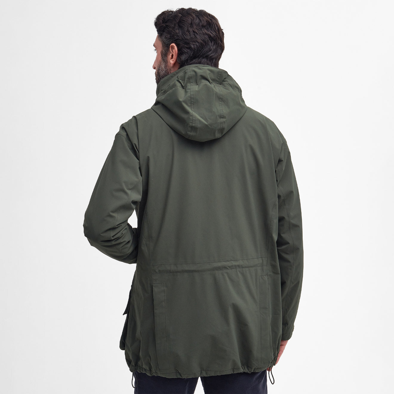 Barbour Swinton Waterproof Jacket Olive | The Sporting Lodge