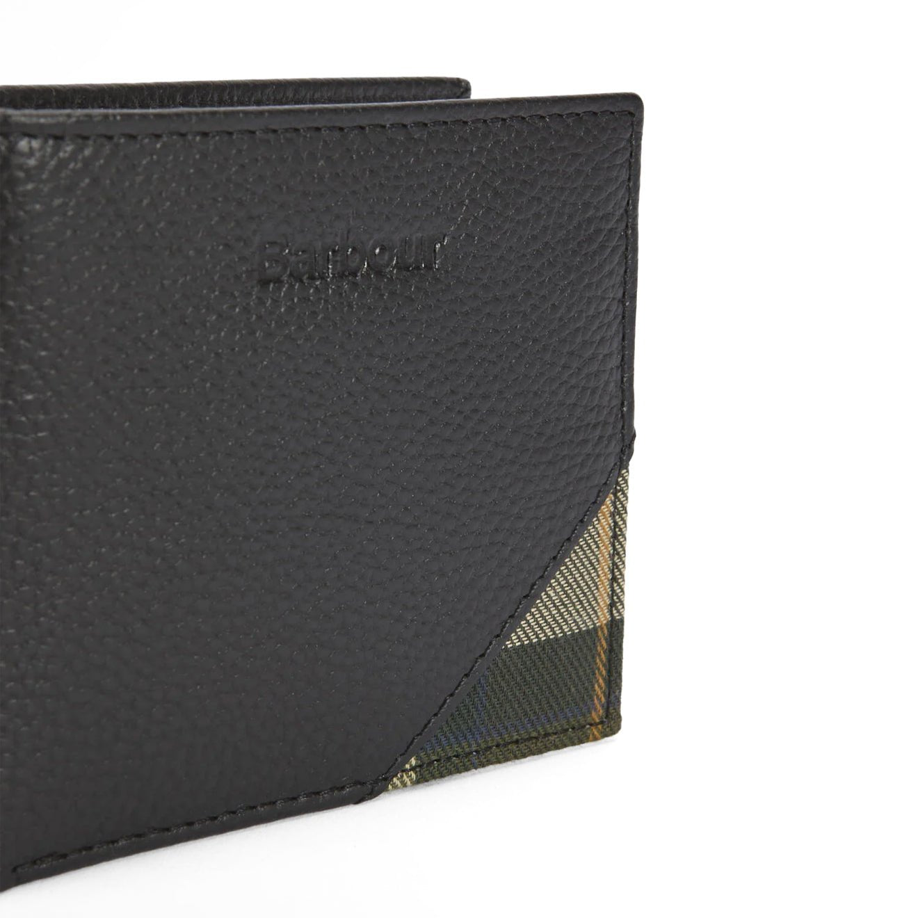 Barbour Tarbert Leather Wallet Black / Ancient